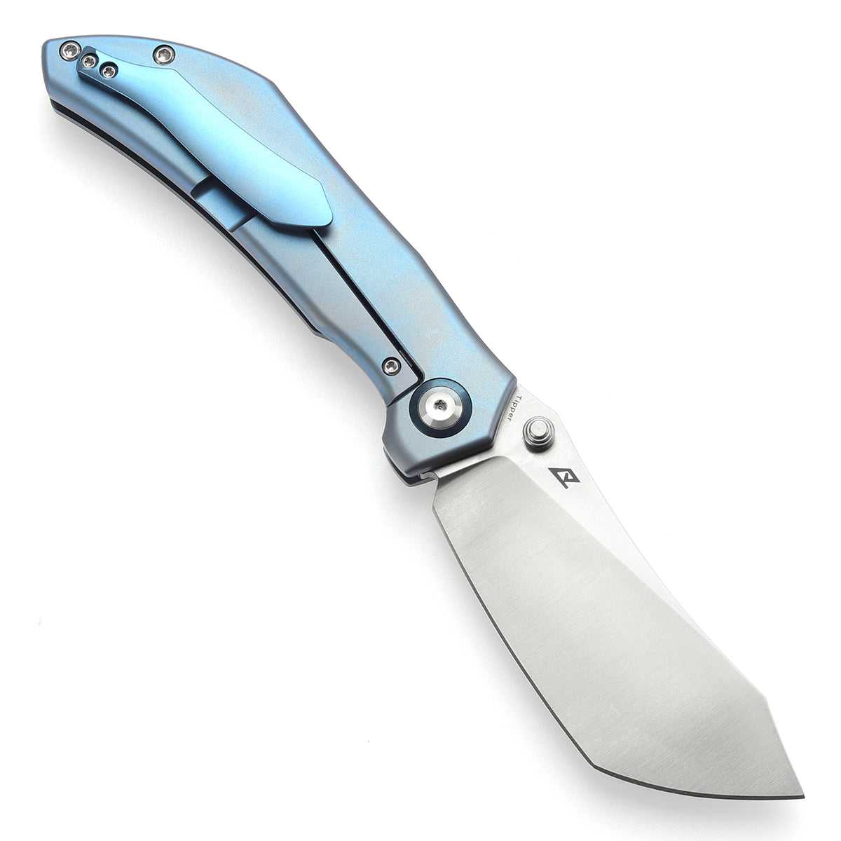 Kansept Tipper K1079A1 open position showing CPM S35VN Wharncliffe blade