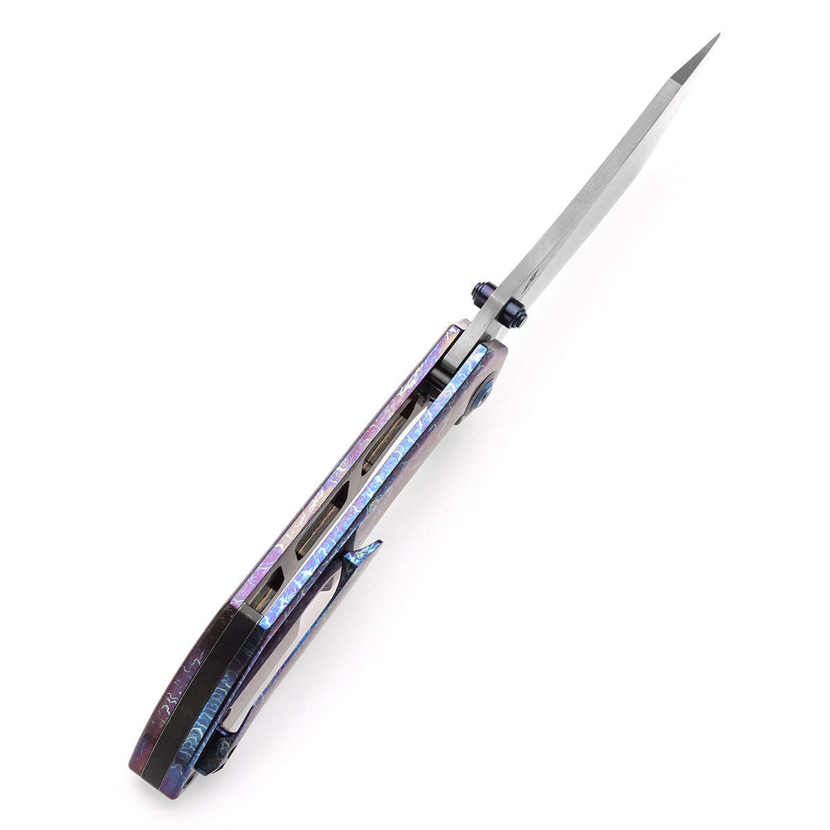 Kansept Tipper K1079A3 lightning strike titanium handle scales
