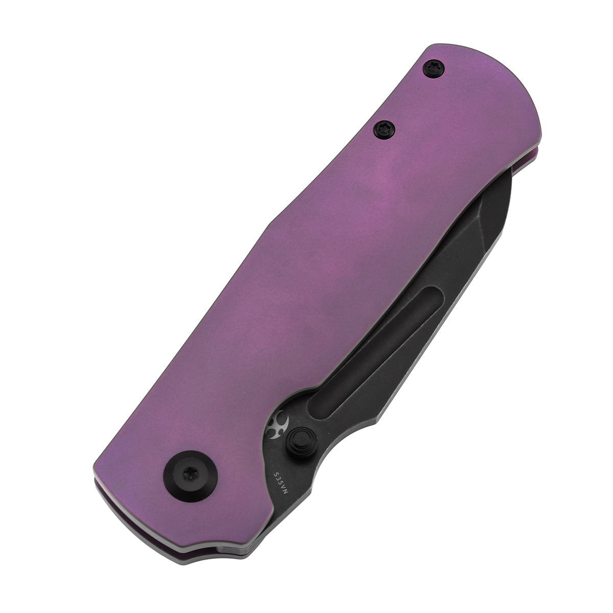 Kansept Knives Dreadnaught K1082A4 frame lock detail