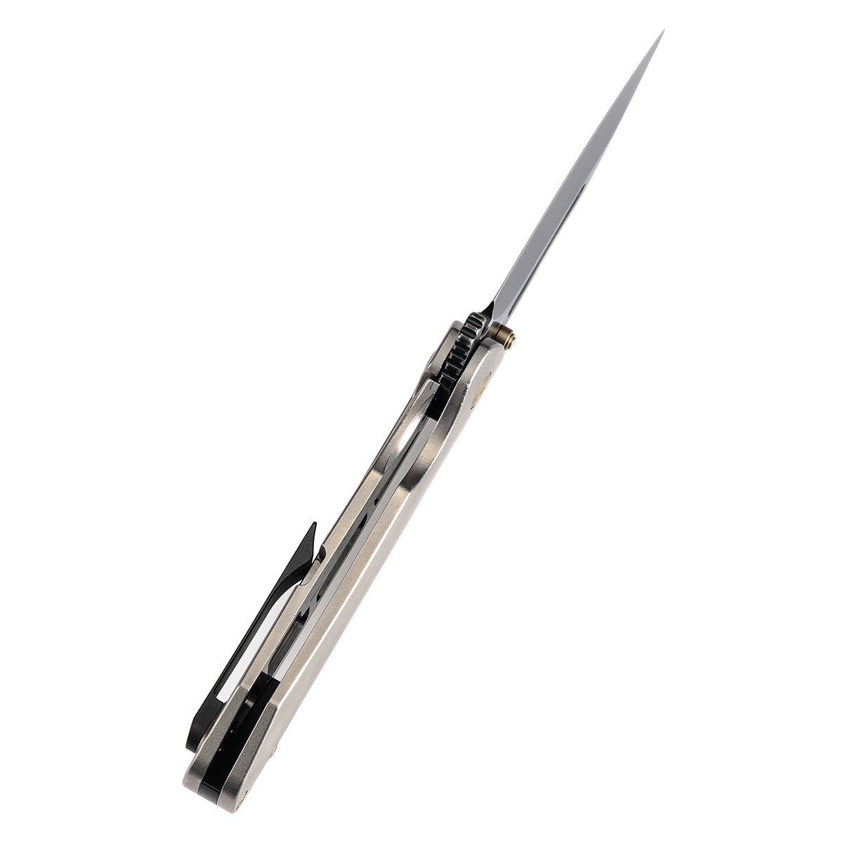 Kansept Superhawk K1084A2 blade detail – Blackwash CPM-S35VN Wharncliffe