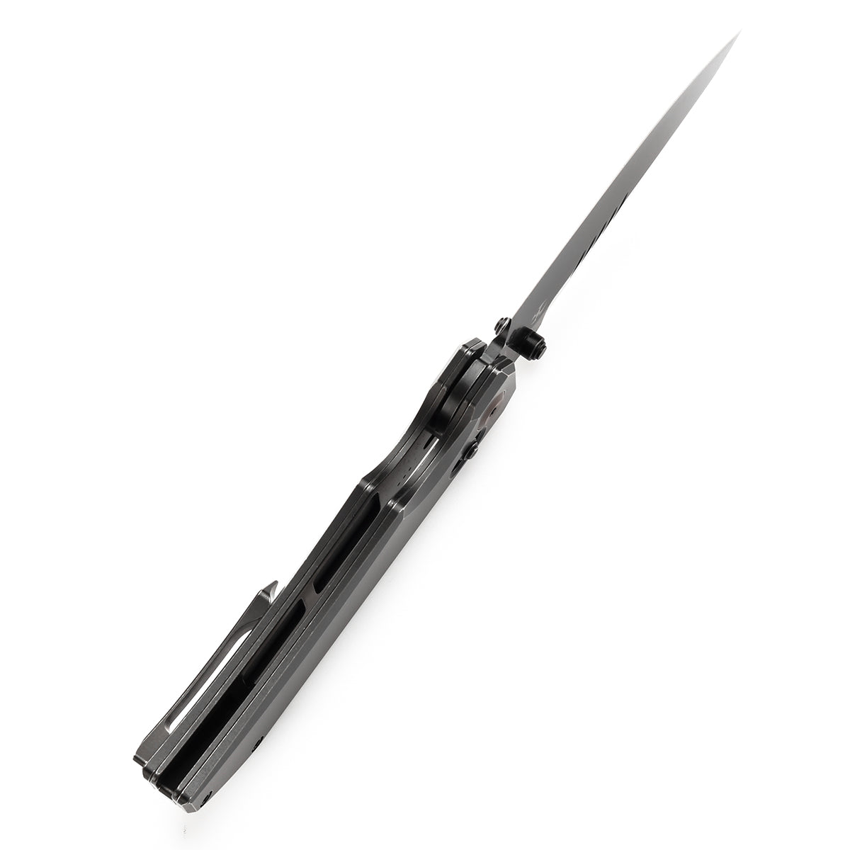 Kansept Eaglestrike K1095V2 blade detail – blackwash CPM S35VN wharncliffe
