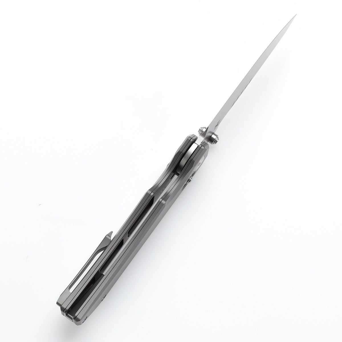 Kansept Eaglestrike K1095V3 blade detail – stonewashed CPM S35VN drop point