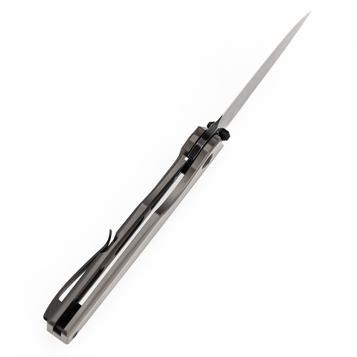 Kansept Chimera K1096A1 blade detail – blackwash CPM S35VN tanto