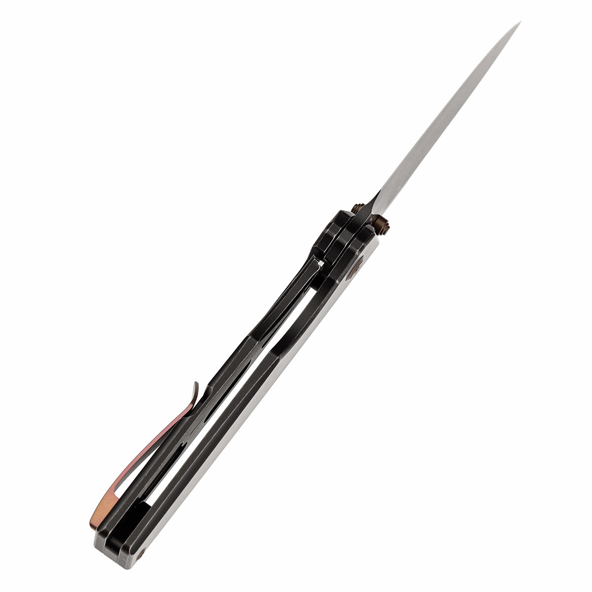 Kansept Chimera K1096A3 blade detail – blackwash CPM S35VN tanto