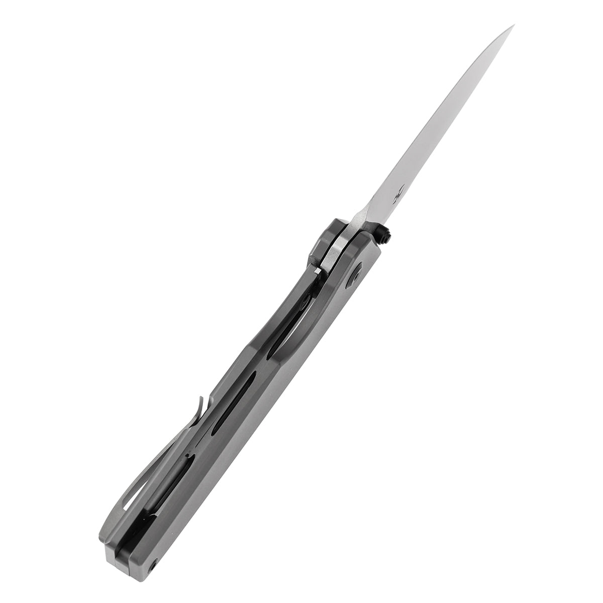 Kansept Chimera K1096A4 blade detail – stonewashed CPM S35VN tanto