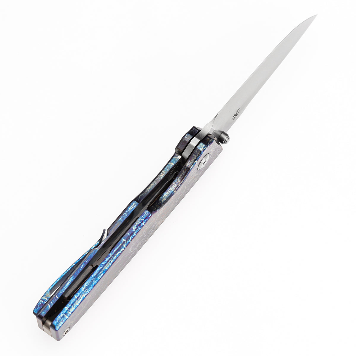 Kansept Chimera K1096A5 blade detail – stonewashed CPM S35VN tanto