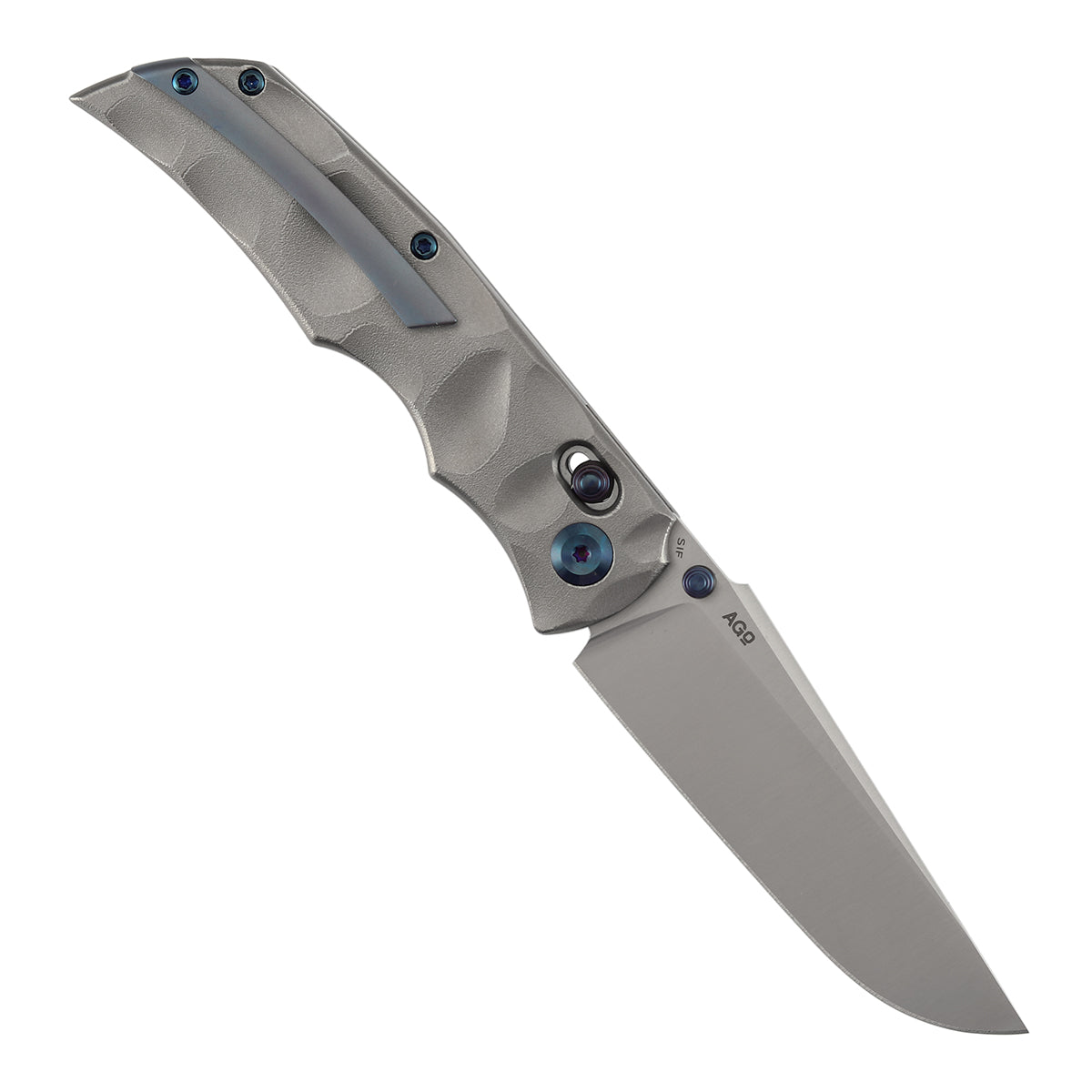 Kansept SIF K1100V1 open position showing CPM S35VN drop point blade