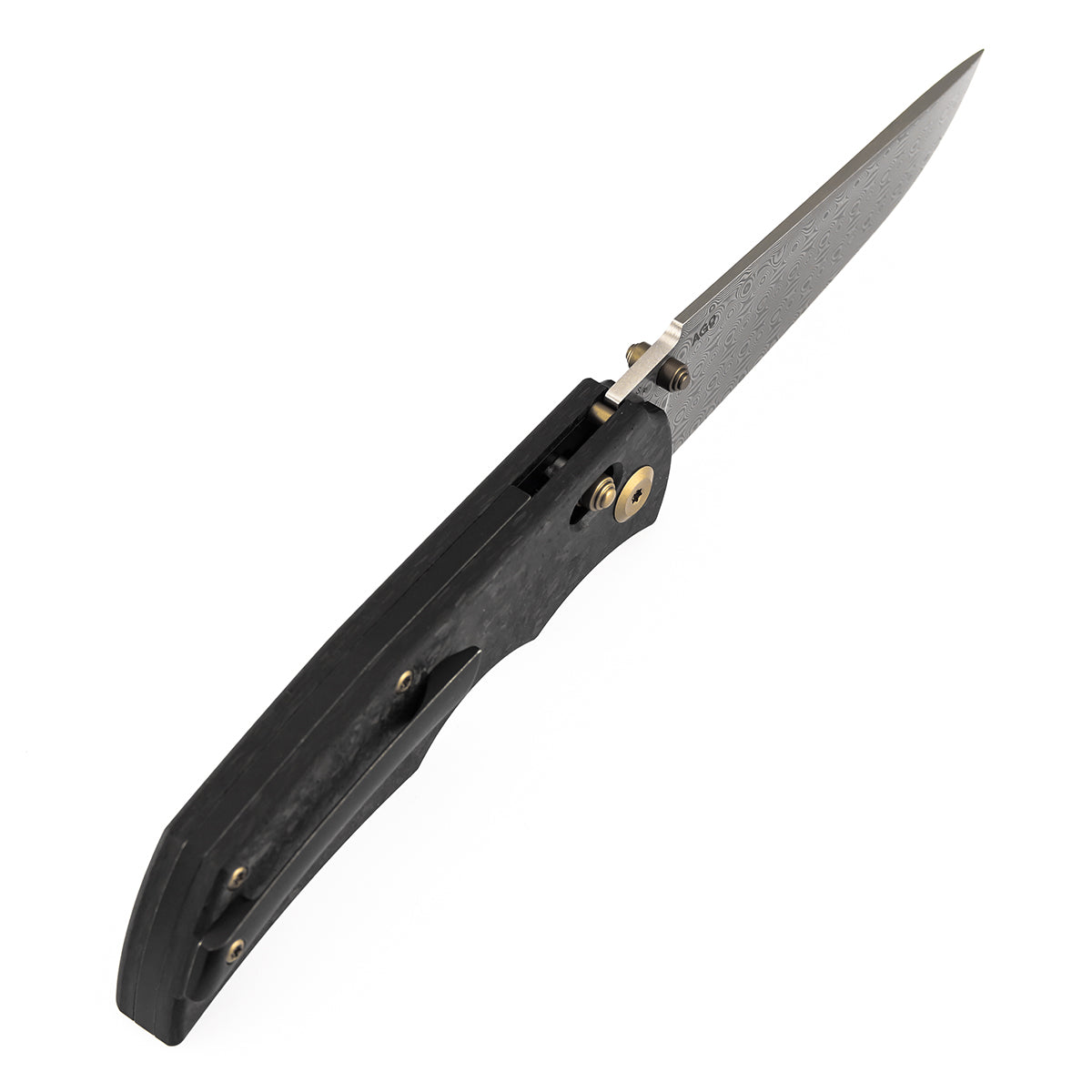 Kansept SIF K1100V4 shred carbon fiber handle scales
