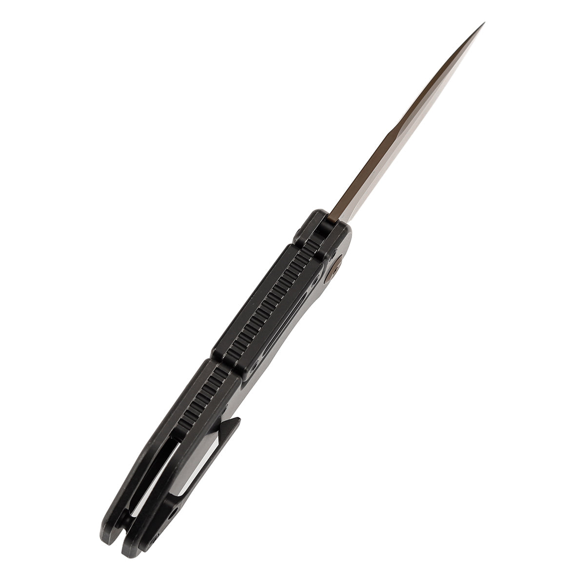Kansept Hazard K1104H2 Blackwash Titanium handle detail