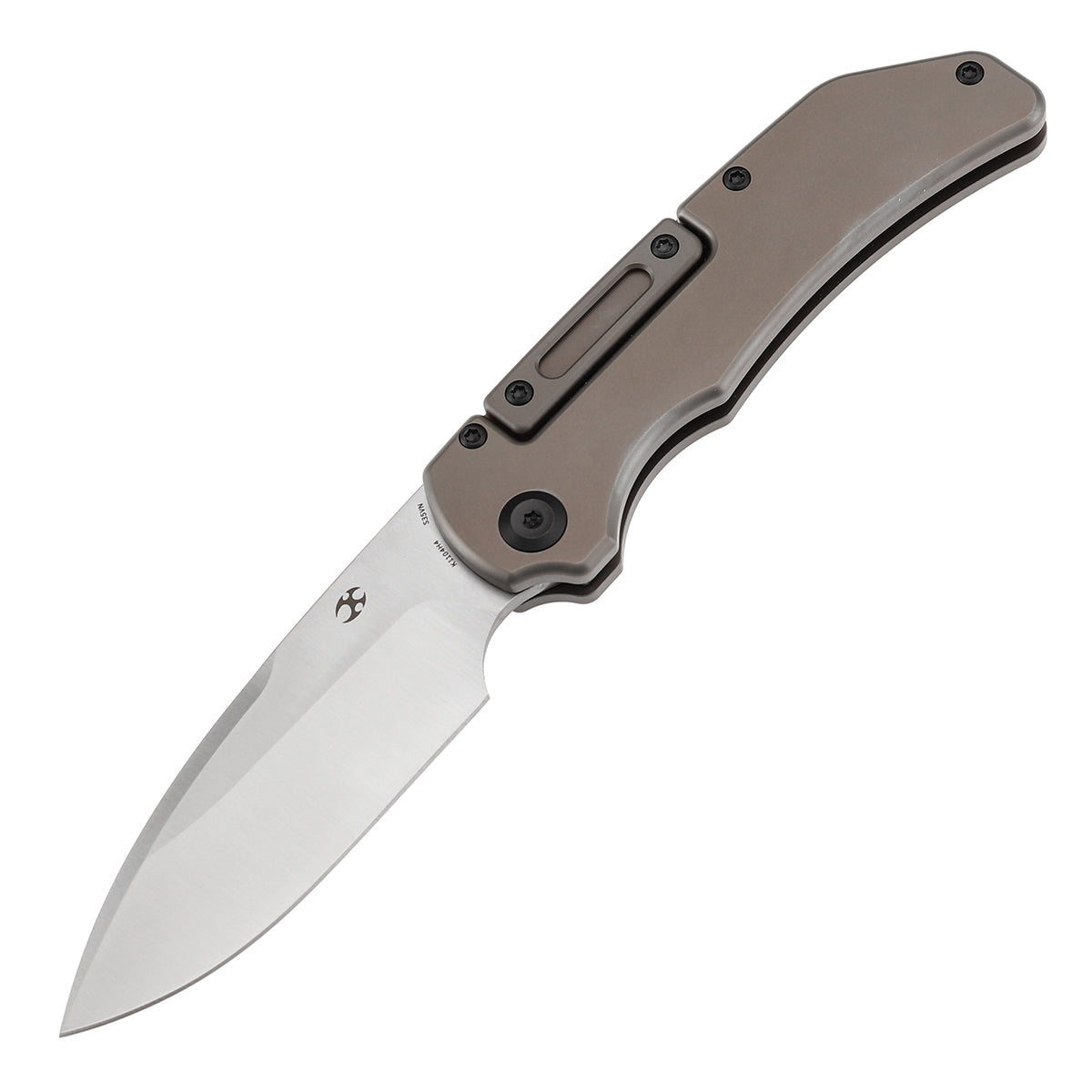 Kansept Hazard K1104H4 open position showing CPM S35VN blade