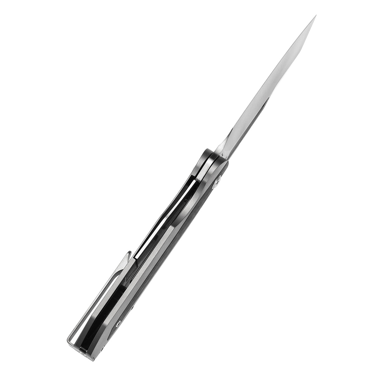 Kansept Thunderhead K1106A2 blade detail – satin CPM S35VN tanto