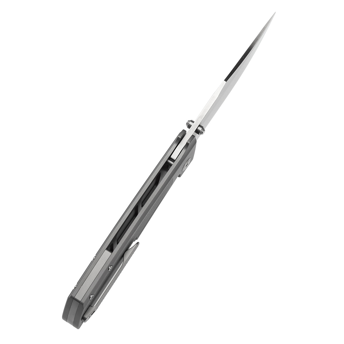 Kansept Bison K1108A1 plain titanium frag pattern handle scales