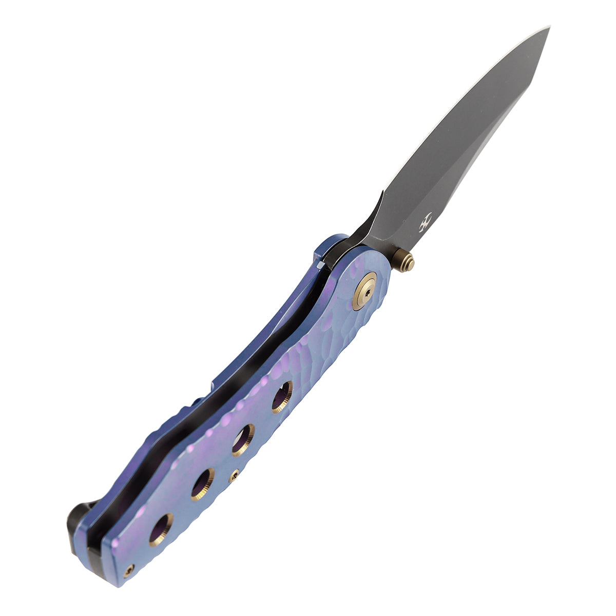 Kansept Caveman K1110A4 blade detail – blackwash CPM 20CV tanto