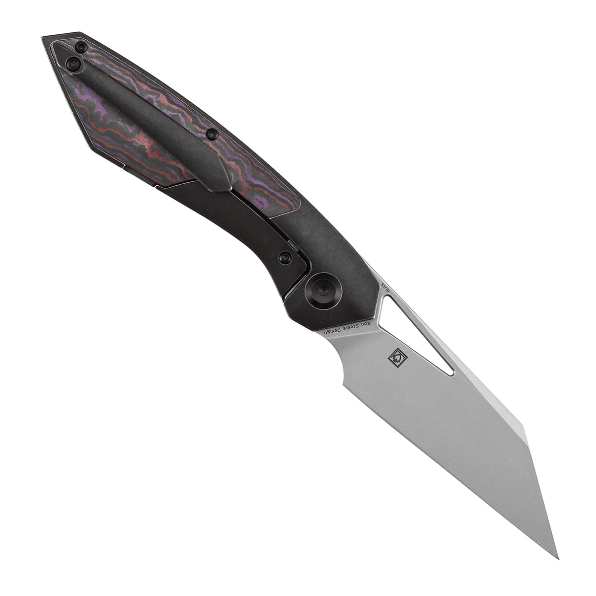 Kansept Strip K1113A2 open position showing MagnaCut Wharncliffe blade