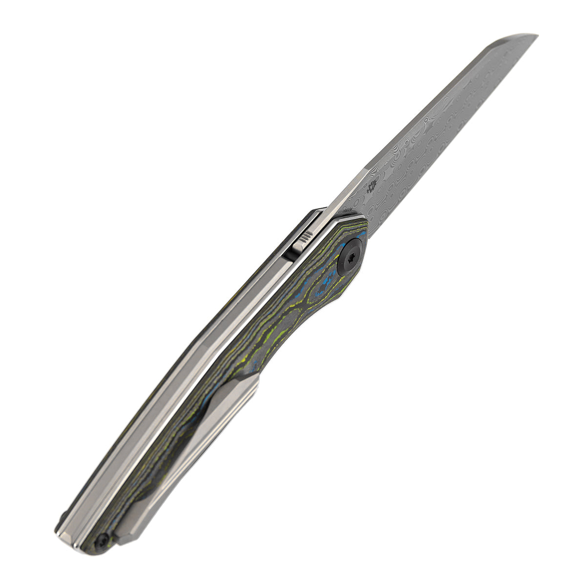 Kansept Halide K1136A2 Gecko Camo Carbon fiber handle scales
