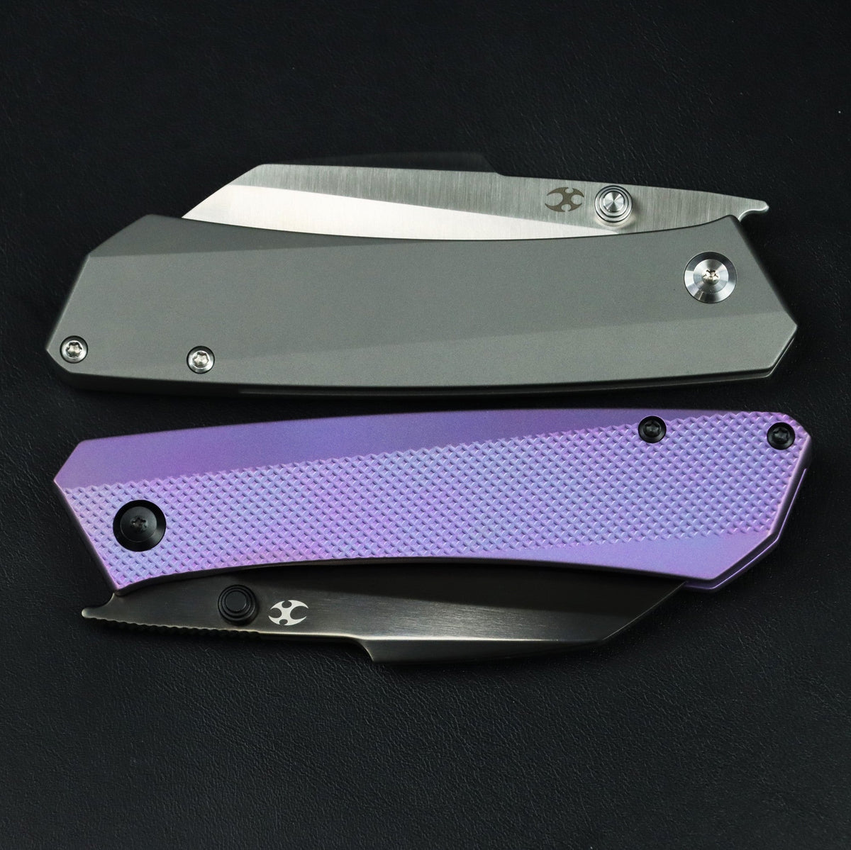 Kansept Contra K1139A1 open position showing CPM S90V Sheepsfoot blade