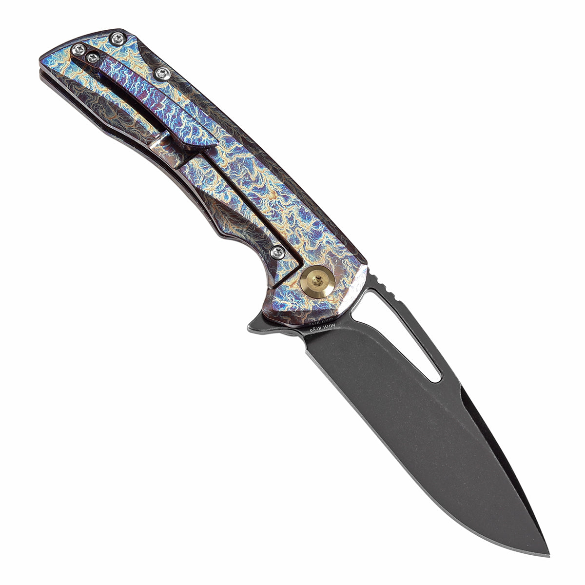 Kansept Mini Kryo K2001A6 open position showing CPM S35VN drop point blade