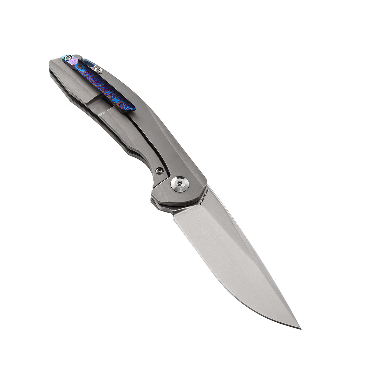 Kansept Mini Accipiter K2007A4 open position showing CPM-S35VN drop point blade