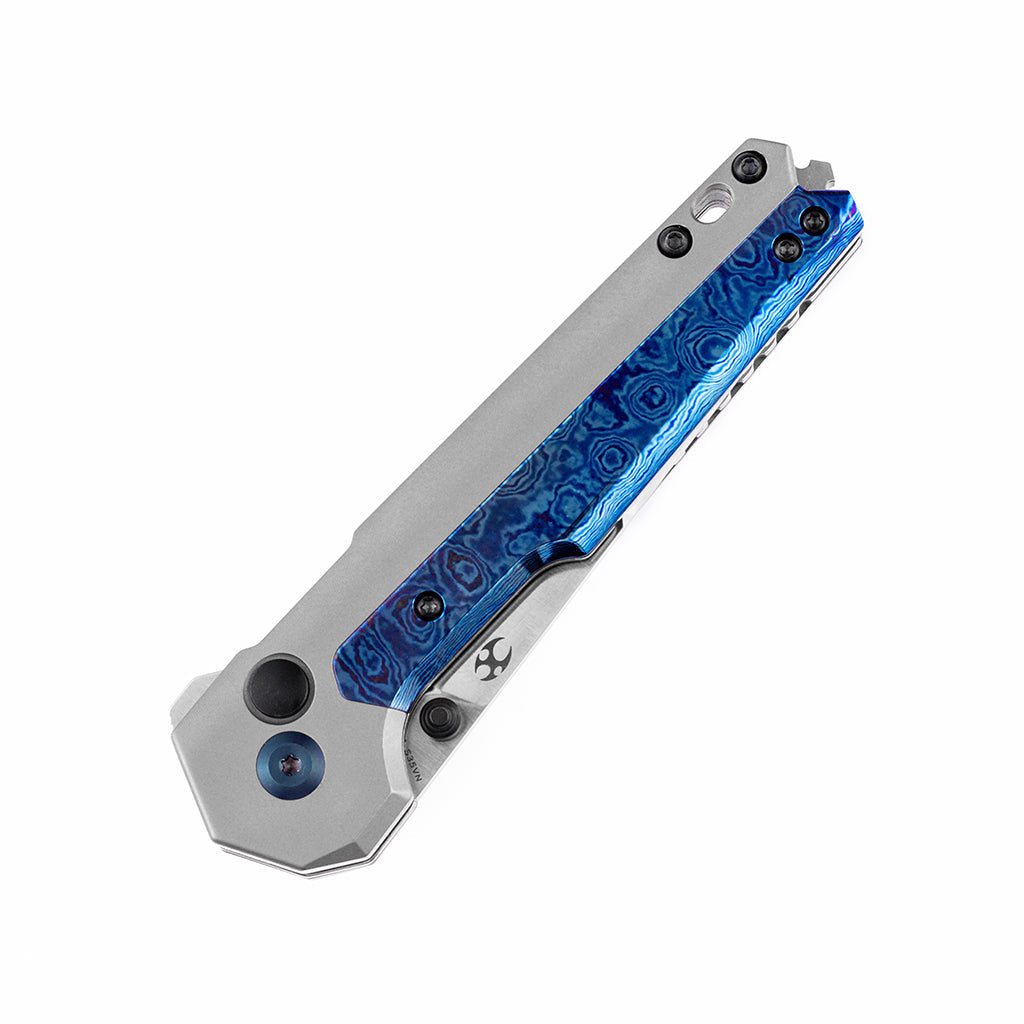 Kansept EDC Tac K2009A8 blade detail – satin CPM-S35VN drop point