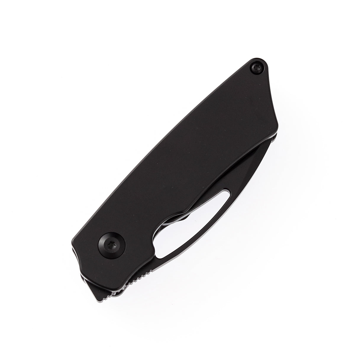 Kansept Goblin K2016A2 blade detail – black coated CPM-S35VN drop point