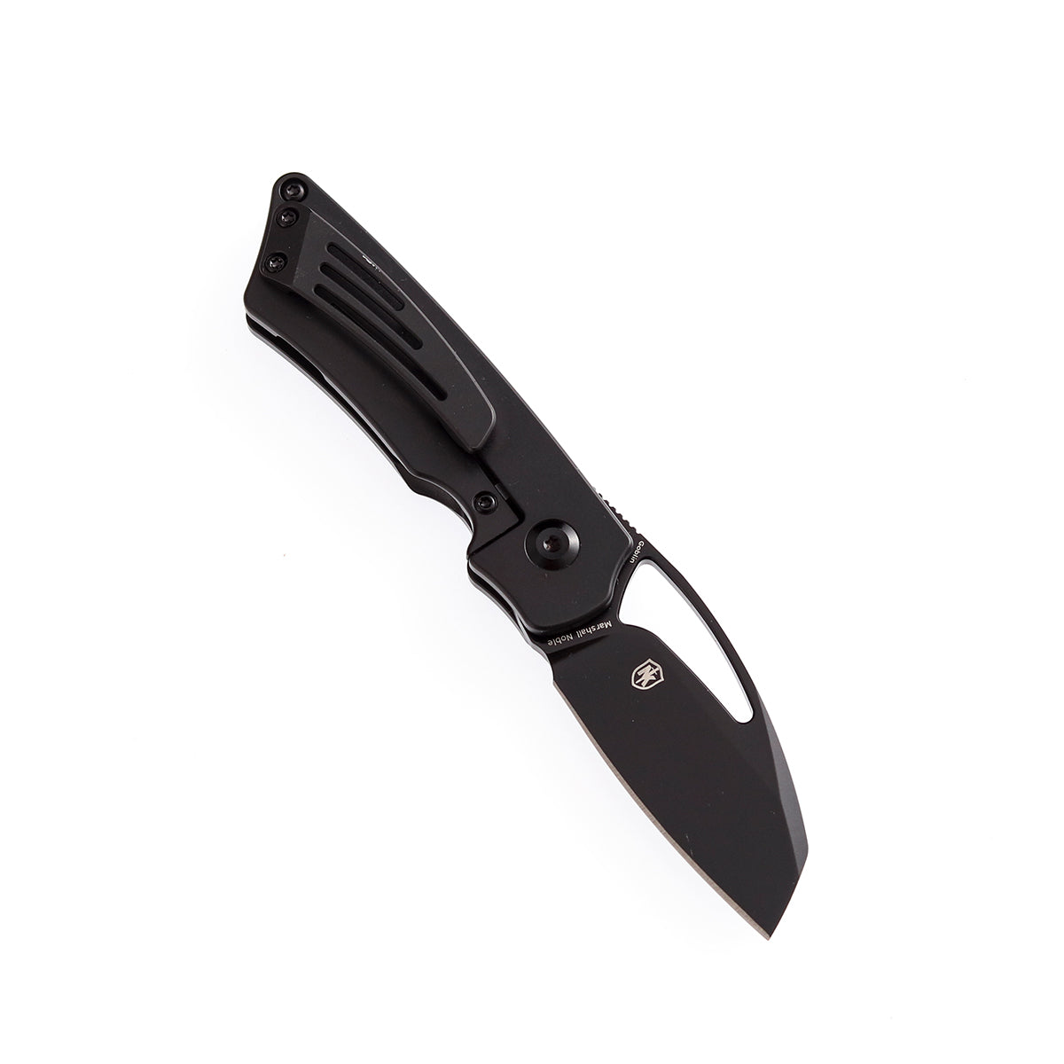 Kansept Goblin K2016A2 open position showing CPM-S35VN drop point blade