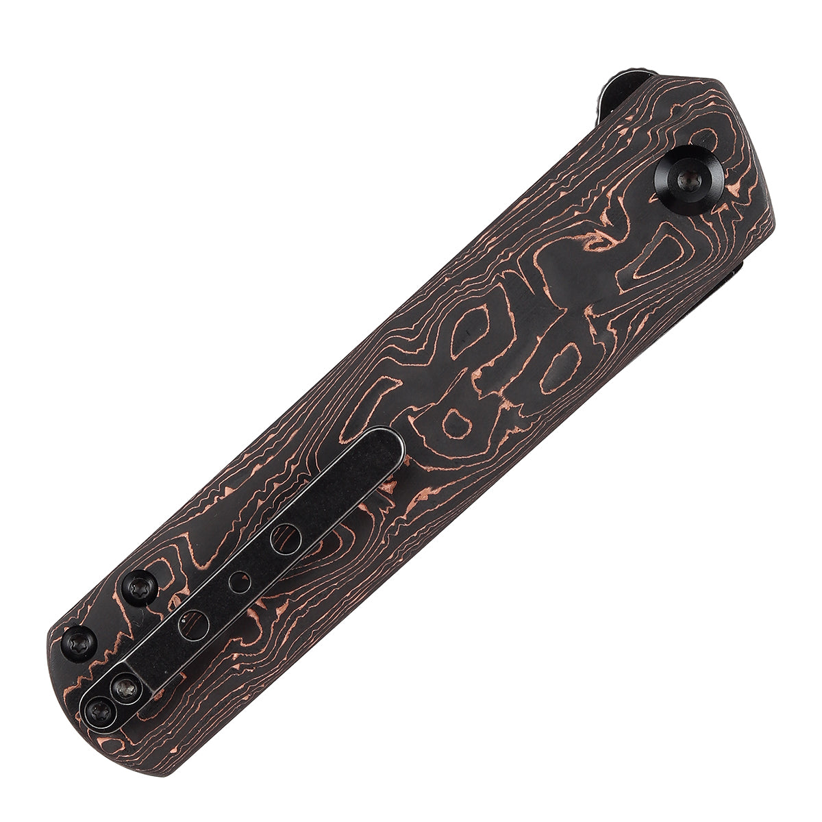 Kansept Foosa K2020T3 copper carbon fiber handle scales