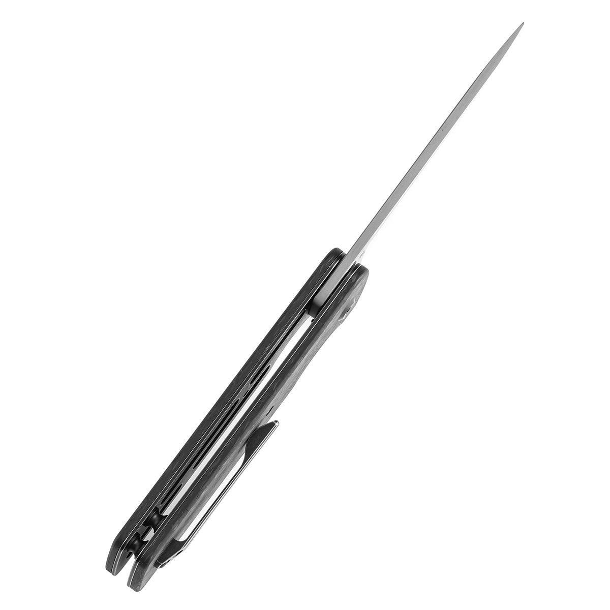 Kansept Anomaly K2038A6 shred carbon fiber handle scales