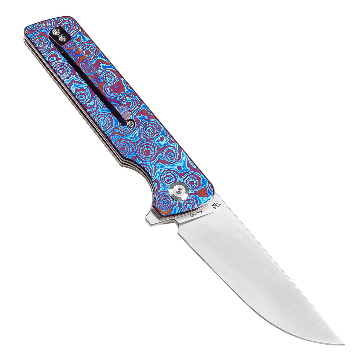 Kansept Anomaly K2038A7 open position showing CPM S35VN drop point blade