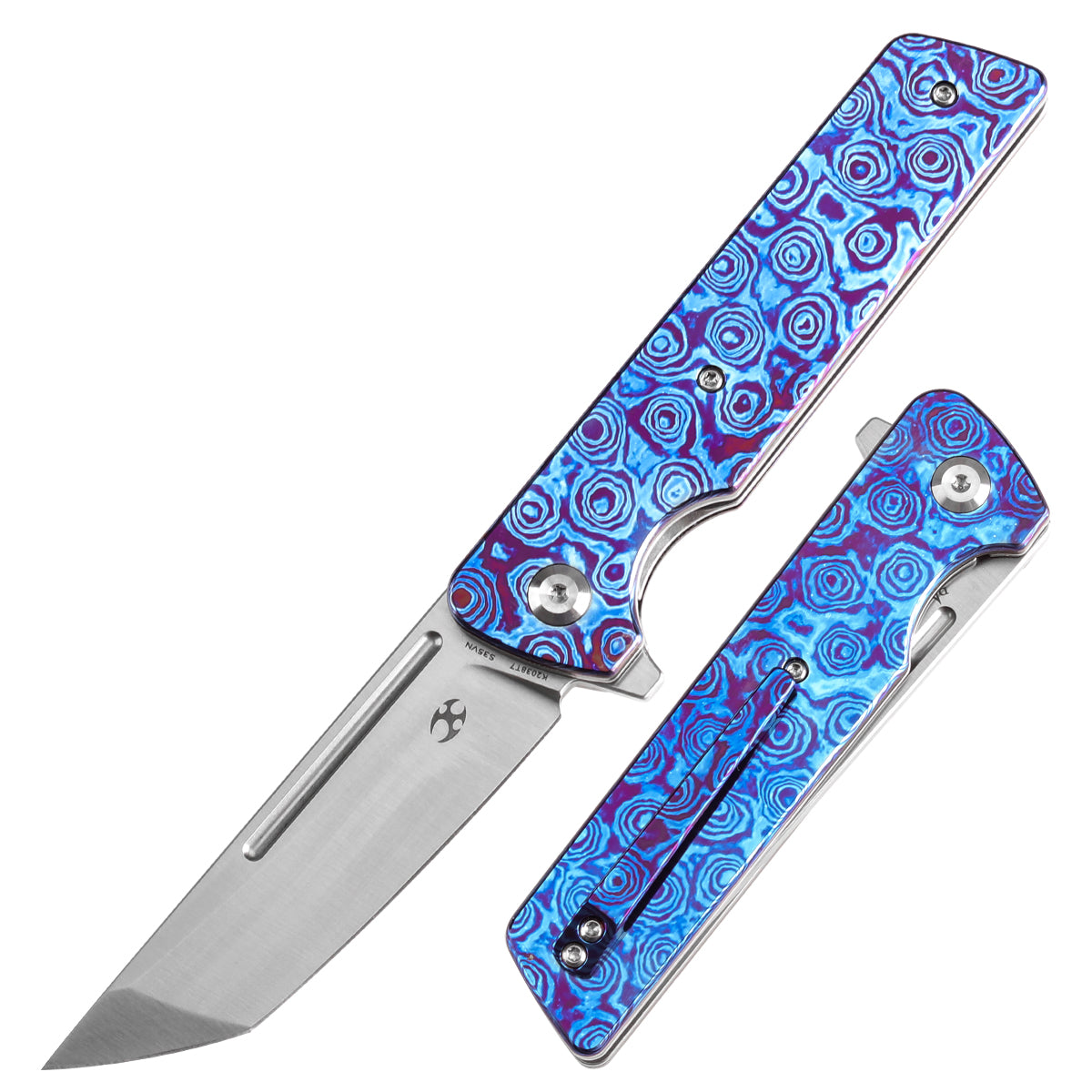 Kansept Anomaly K2038T7 front view – 3.14" satin CPM S35VN tanto folding knife