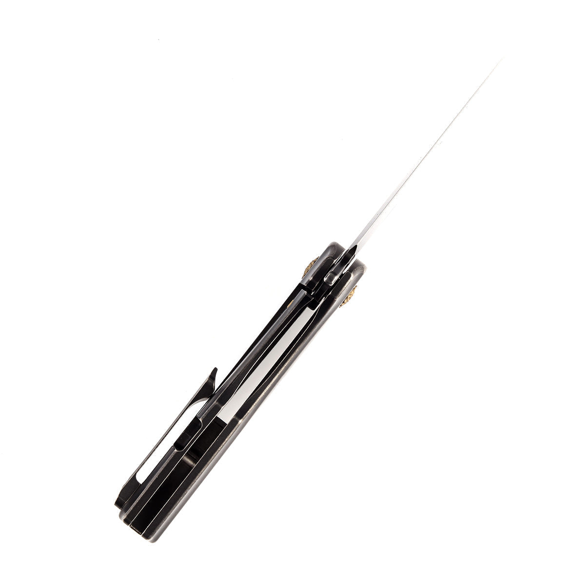 Kansept Cassowary K2065A1 blade detail – blackwash CPM S35VN clip point