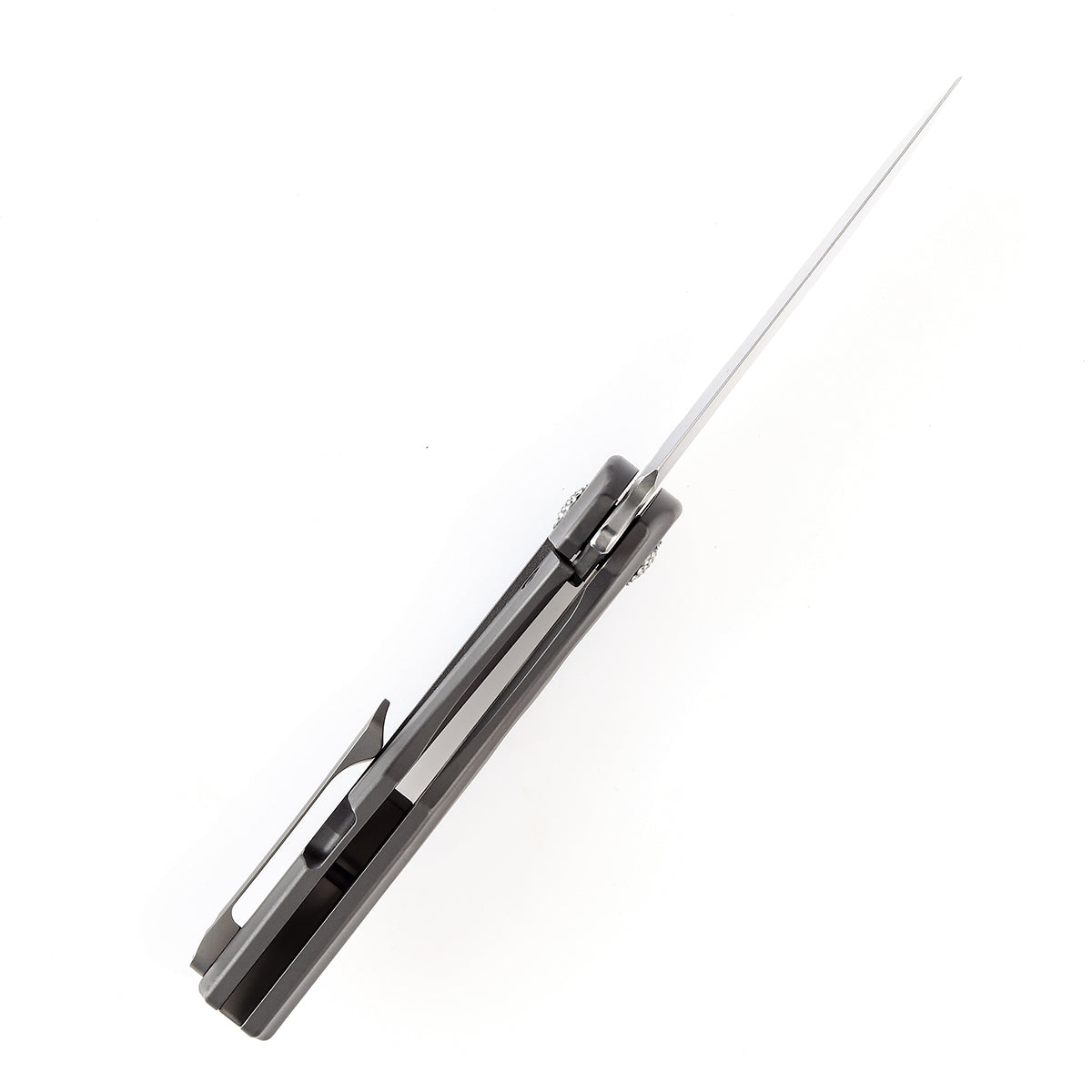 Kansept Cassowary K2065A2 blade detail – stonewashed CPM S35VN clip point