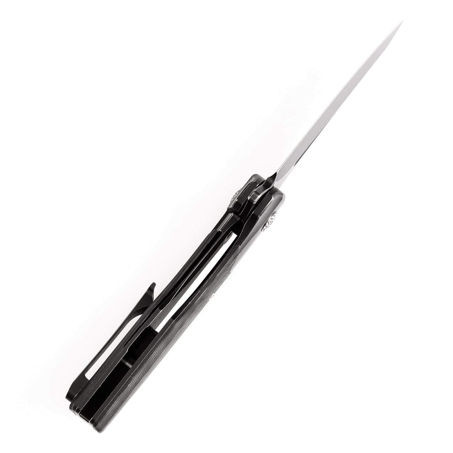 Kansept Cassowary K2065B3 blade detail – black stonewashed CPM S35VN clip point