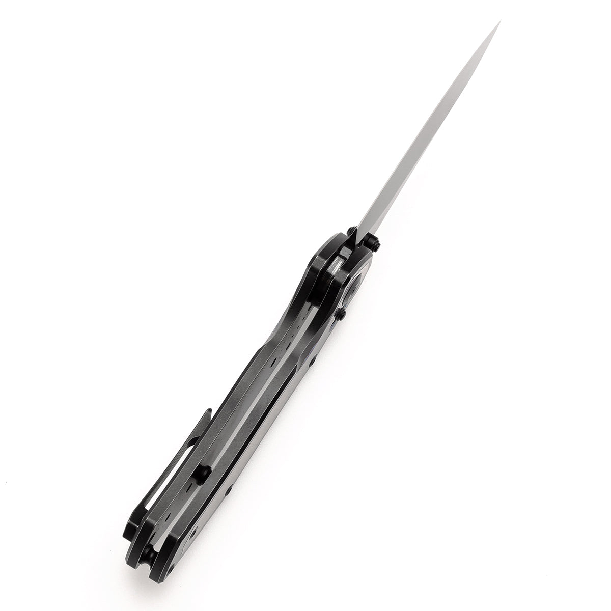 Kansept Apollo K2107V5 blade detail – Mirror DLC CPM S35VN drop point