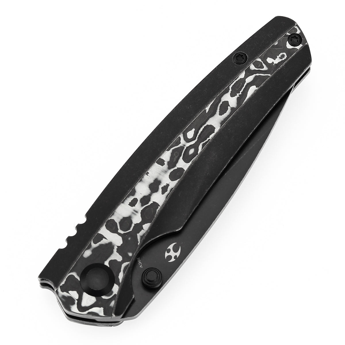 Kansept Raven K2109A1 titanium frame lock detail