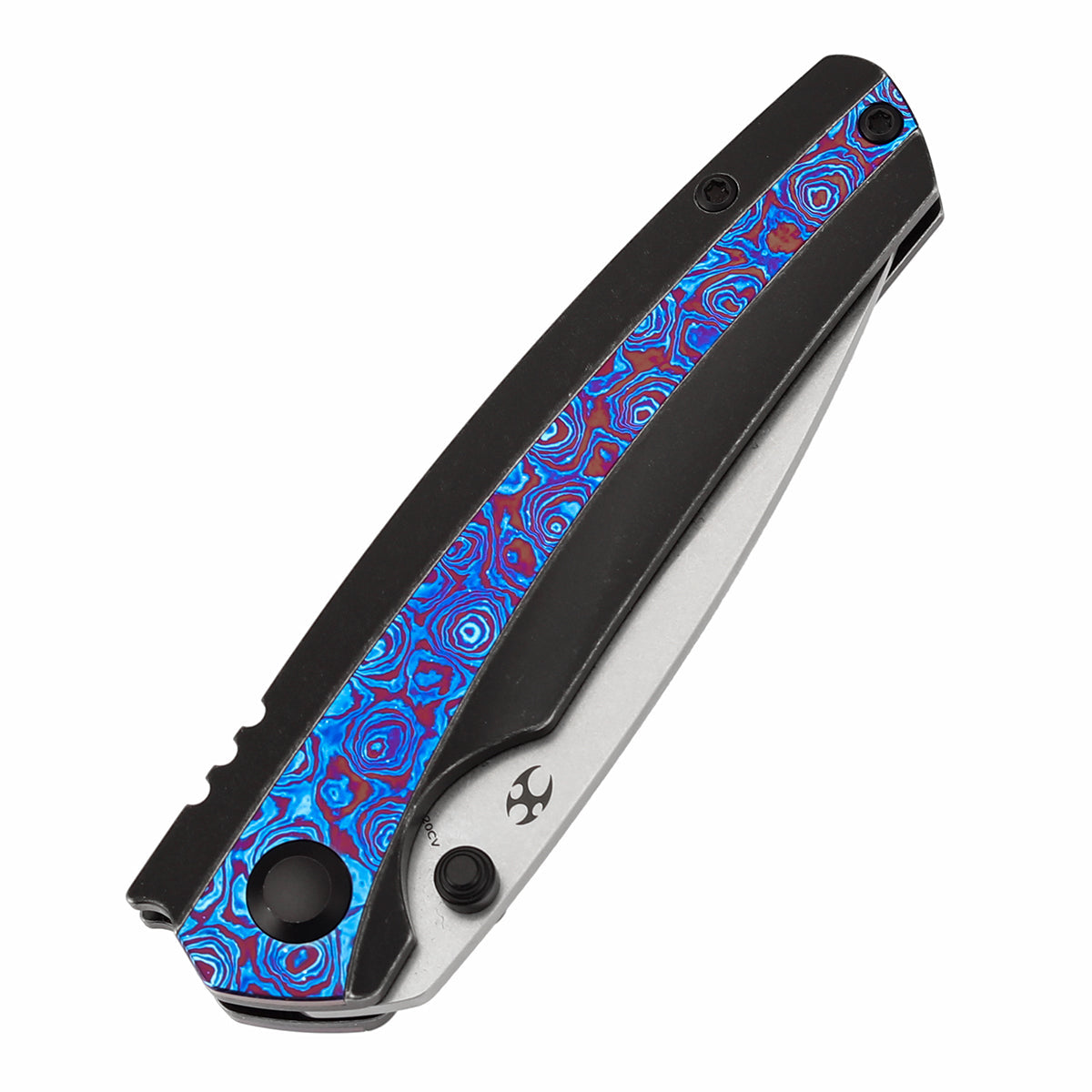Kansept Raven K2109A5 titanium frame lock detail