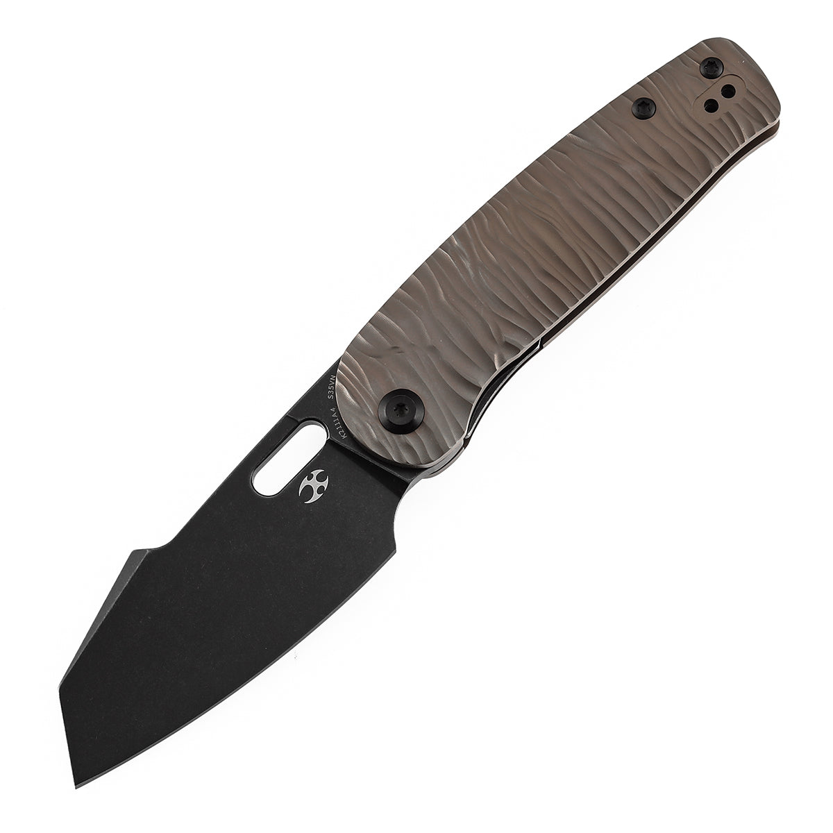 Kansept Orlok K2111A4 blade detail – Blackwash CPM S35VN drop point