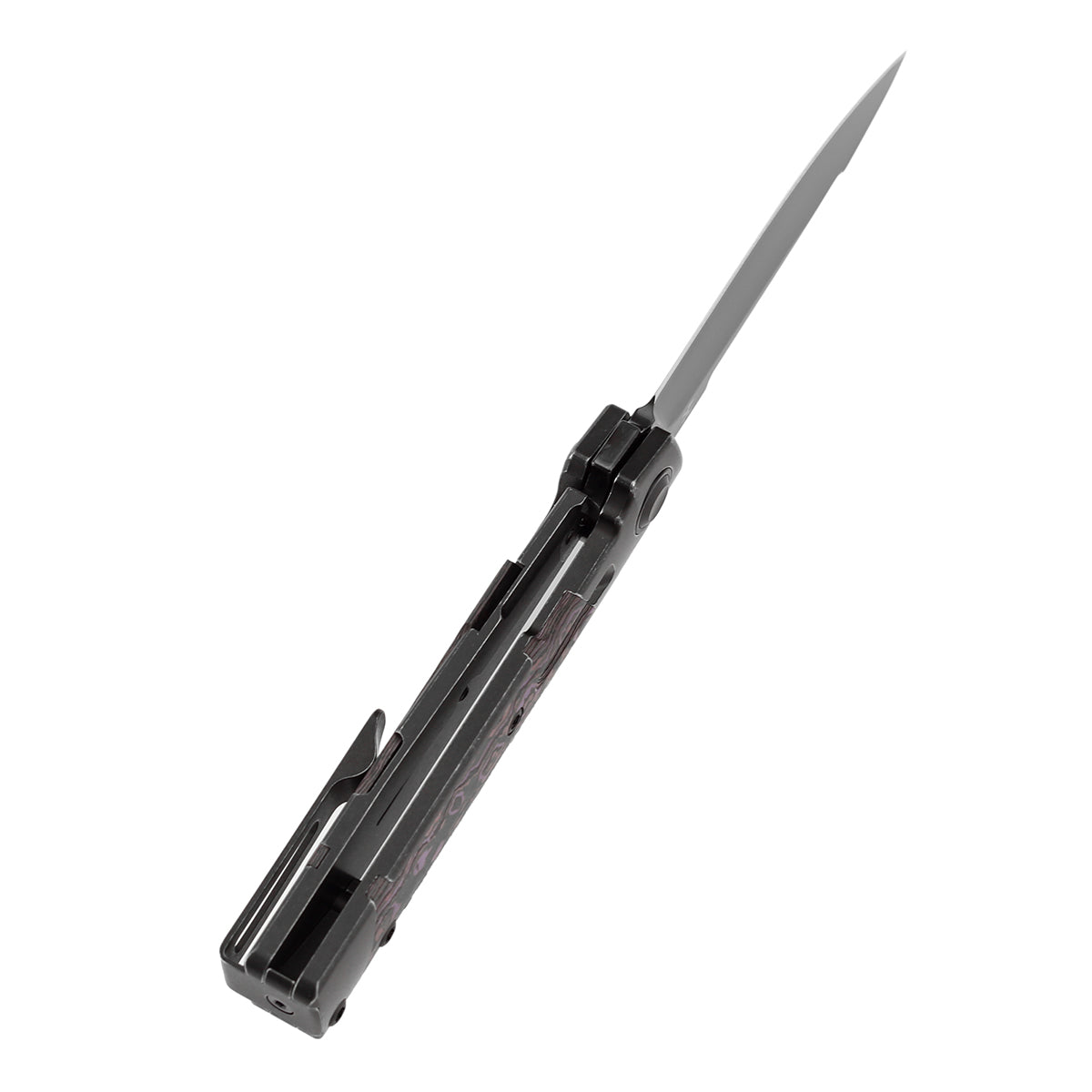 Kansept Kitpu K2123A1 blade detail – Mirror DLC CPM 20CV flat grind