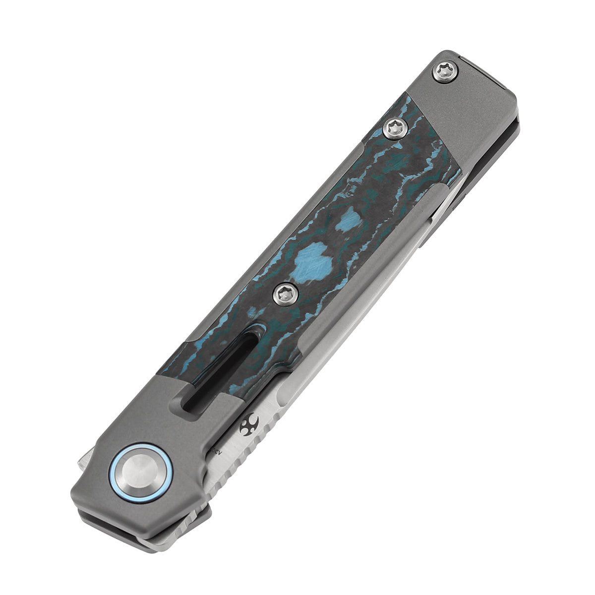 Kansept Knives Kitpu K2123A2 frame lock detail