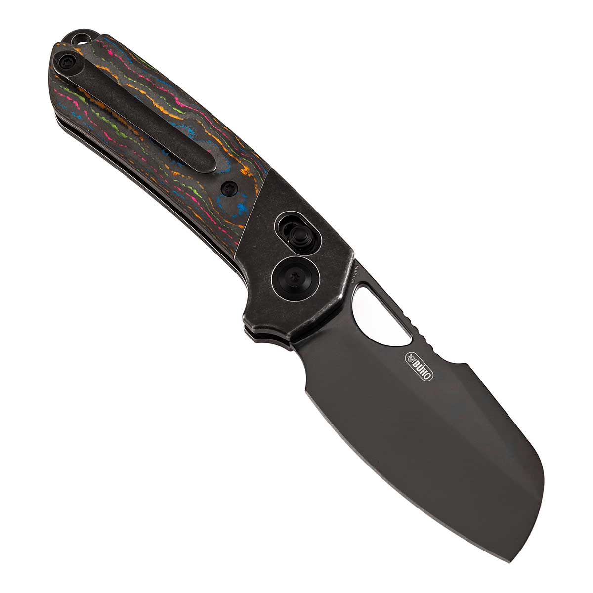 Kansept Nahual K2125V1 open position showing Magnacut dagger blade