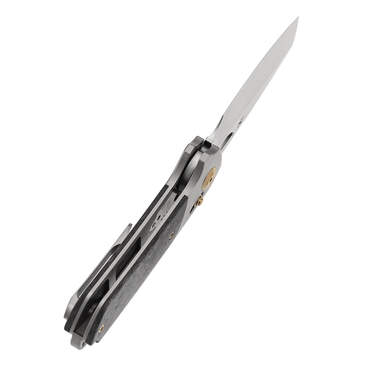Kansept Nahual K2125V2 blade detail – stonewashed MagnaCut dagger