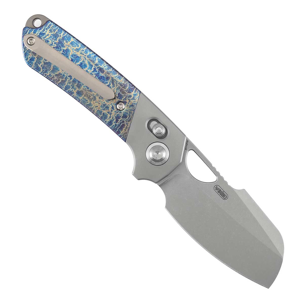 Kansept Nahual K2125V5 open position showing Magnacut dagger blade