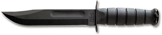 Ka-Bar Full Size Black Fighting / Utility Fixed Blade Knife 1095 Steel