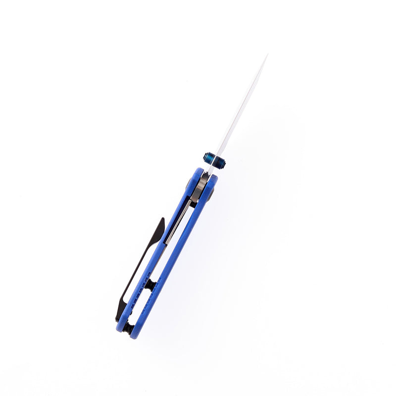 Blue compact liner lock knife with 2.26-inch blade