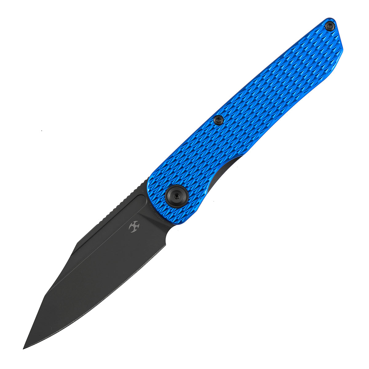 Kansept Nettle T1103A2 – 3.28" 154CM Tanto Liner Lock Knife Blue Anodized Aluminum