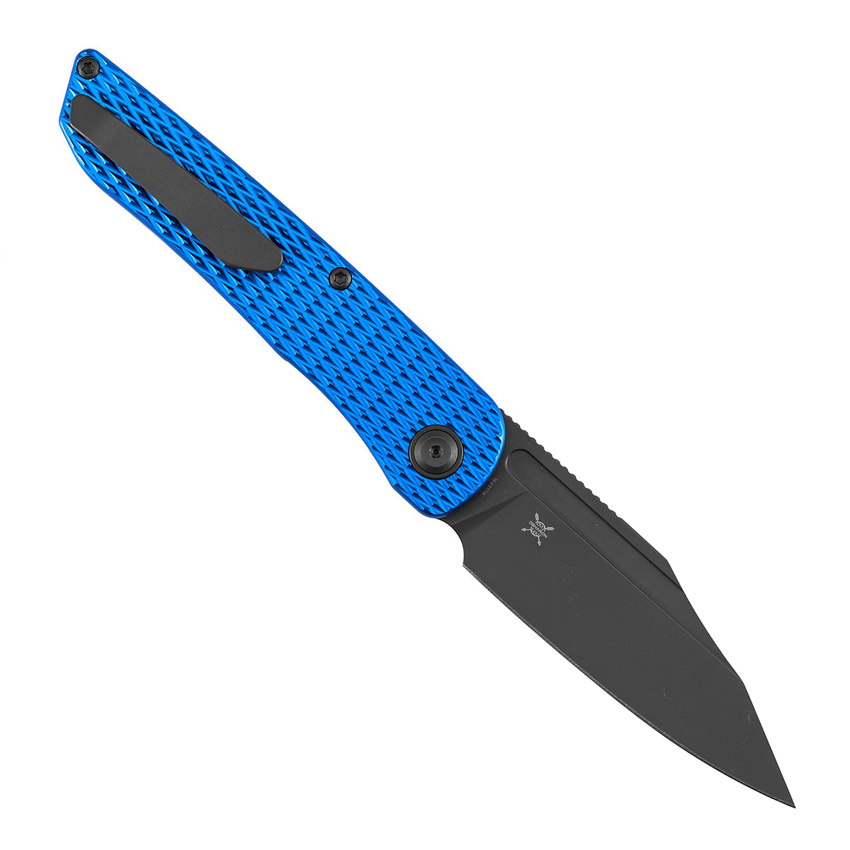 Kansept Nettle T1103A2 – 3.28" 154CM Tanto Liner Lock Knife Blue Anodized Aluminum