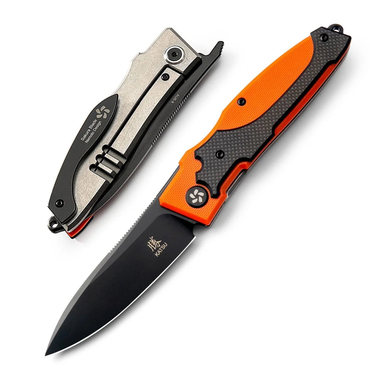 North Mountain Blade KS01 katsu nemoto higo no kami 3 5 aus8 black titanium folding knife
