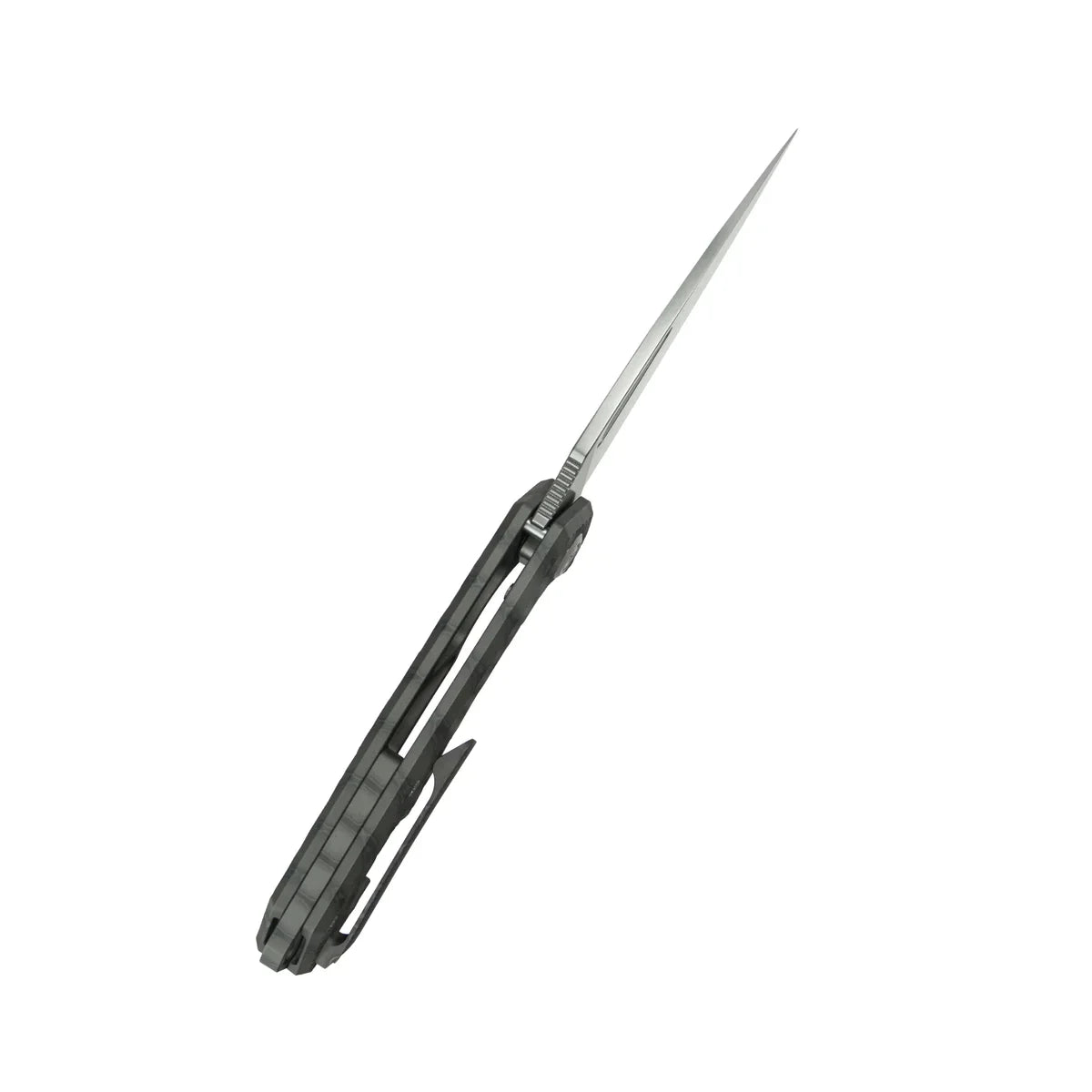 KB Coeus Outdoor Folding Knife 3.11" M390 Spear Point Blade Flame Titanium Handle KB286D