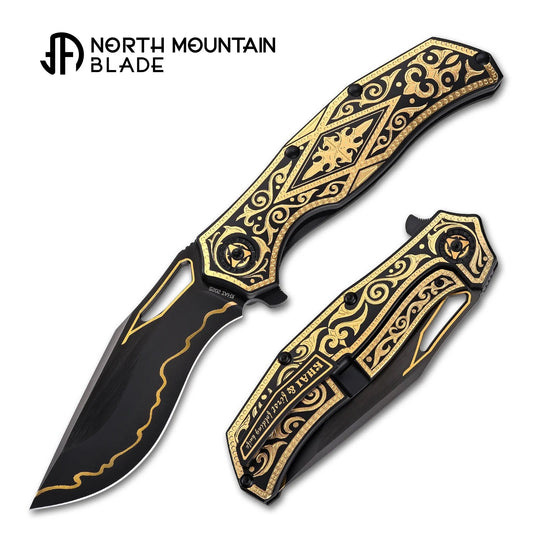 North Mountain Blade KF001-A folding knife front view image