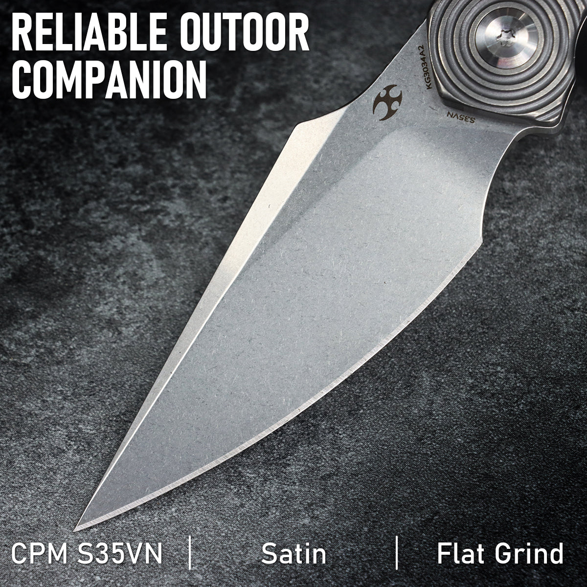 Kansept Fenrir KG3034A2 with Kydex sheath