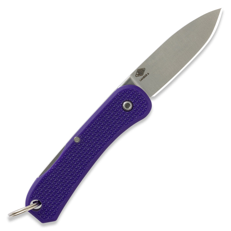 Knafs Lander 6 Mini Keychain Knife KNAFS-00427 – Purple Compact EDC Tool